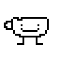 Cuppy's in-game sprite, used when he is feeling neutral.